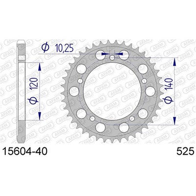 AFAM A40 525 Gsxr600/750/1000