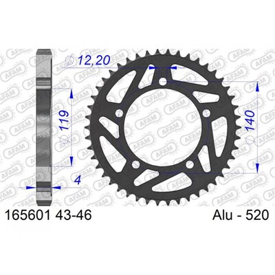 AFAM A44T 520 Bmw S1000Rr New