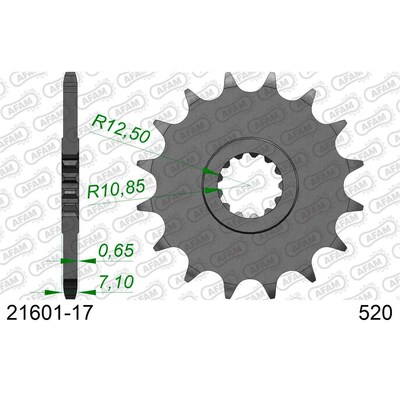 AFAM 17T 520 Kawasaki Zx-6