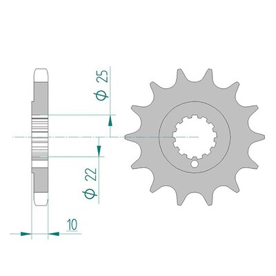 AFAM 18T 530 Kawasaki/Suzuki/Yamaha