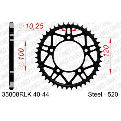 AFAM S44 520 Rlk Lite Steel Rsv4