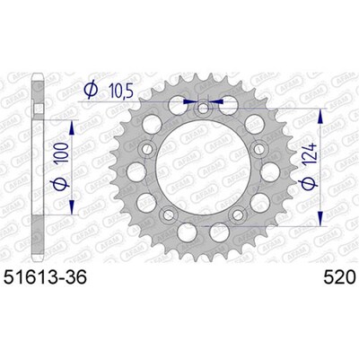 AFAM A36T 520 Conv 749/999 Alloy