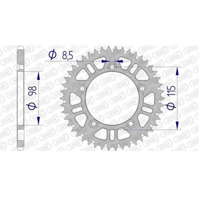 AFAM A46 420 Ktm 60-65 Sx 99 -