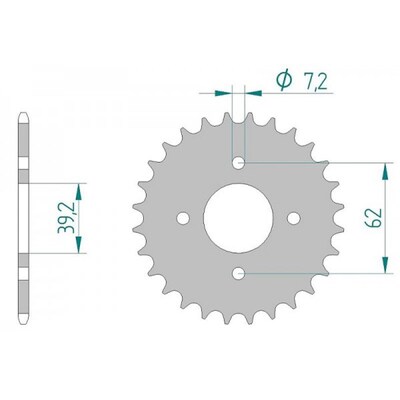 AFAM S50 415 Ktm 50 Sx2