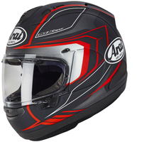 Arai RX-7V Maze Helmet - Matte Black/Red