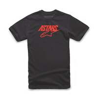 Alpinestars Mixit Tee - Black/Fluro Red