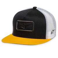 Alpinestars Racer Trucker Hat - Black/Yellow - OS