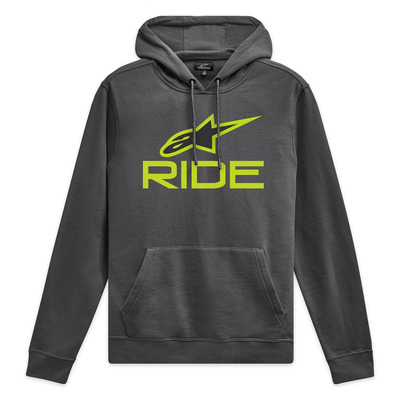 Alpinestars Ride 4.0 Hoodie - Charcoal/Lime/Black