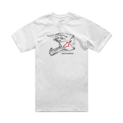 Alpinestars Mx Helmet Csf Tee - White