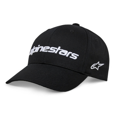 Alpinestars Linear Wordmark 2.0 Hat - Black/White - OS