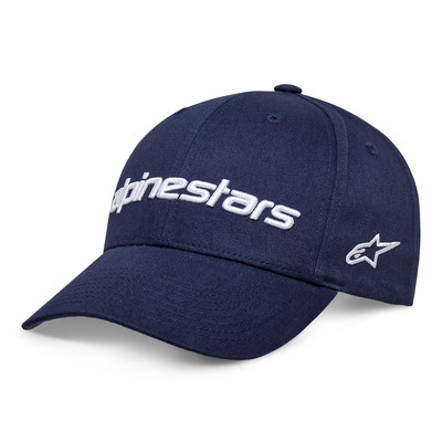 Alpinestars Linear Wordmark 2.0 Hat - Navy/White - OS