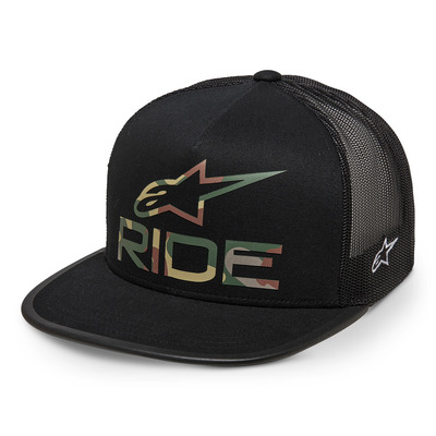 Alpinestars Ride 4.0 Camo Trucker Hat - Black - OS