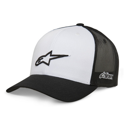 Alpinestars Ageless Outline Trucker Hat - White/Black - OS