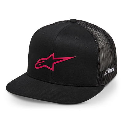 Alpinestars 3D Ageless Trucker Hat - Black/Red - OS