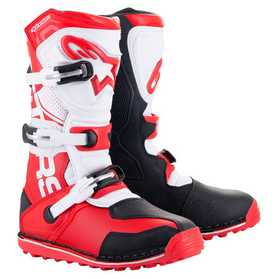 Alpinestars Tech T Trials Boot - Bright Red/Black/White