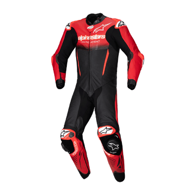 Alpinestars GP-R7 1 Pce Leather Suit - Black/Mid Red