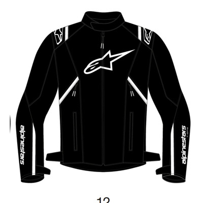 Alpinestars T SPS V2 Weatherproof Jacket - Black/White