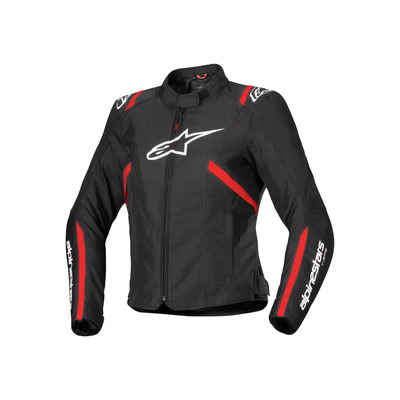 Alpinestars Womens T SPS V2 Weatherproof Jacket - Black/White/Fluro Red