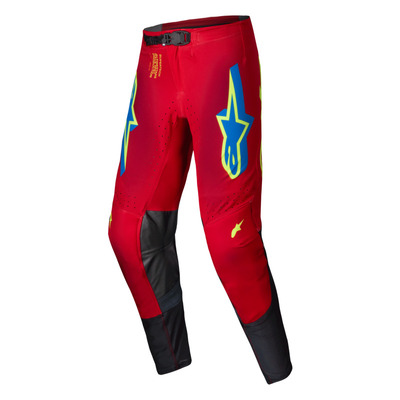 Alpinestars 2025 Supertech Maker Pants  - Bright Red/Fluro Yellow