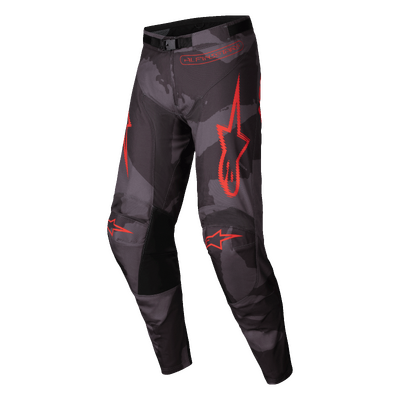 Alpinestars 2025 Racer Hollow Pants  - Grey Camo/Fluro Orange