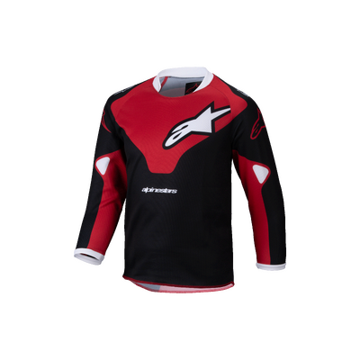 Alpinestars 2025 Kids Racer Veil Jersey  - Black/Bright Red