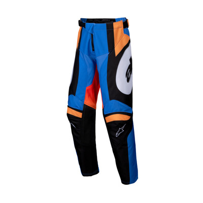 Alpinestars 2025 Youth Racer Melt Pants  - Orange/Blue