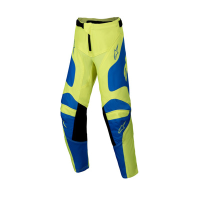 Alpinestars 2025 Youth Racer Veil Pants  - Fluro Yellow/Blue