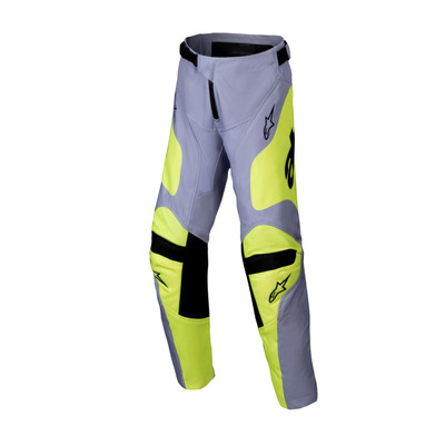 Alpinestars 2025 Youth Racer Veil Pants  - Grey/Fluro Yellow