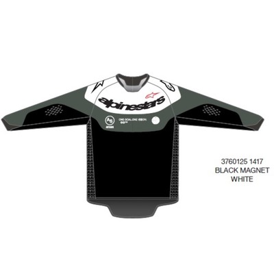 Alpinestars 2025 Pro-Dura Jersey - Black/Magnet/White