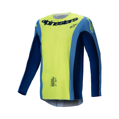 Alpinestars 2025 Techstar Melt Jersey  - Fluro Yellow/Blue