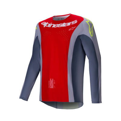 Alpinestars 2025 Techstar Melt Jersey  - Bright Red/Grey