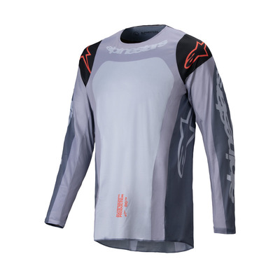 Alpinestars 2025 Racer Ocuri Jersey - Grey/Black/Fluro Orange