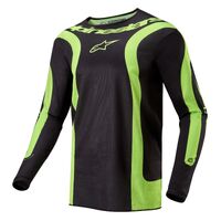 Alpinestars 2024 Fluid Lurv Jersey - Black/Fluro Yellow