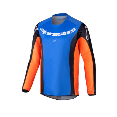 Alpinestars 2025 Youth Racer Melt Jersey  - Orange/Blue