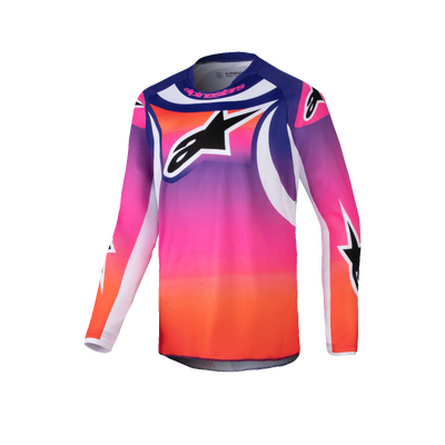 Alpinestars 2025 Youth Racer Wurx Jersey  - Multi-Colour/White