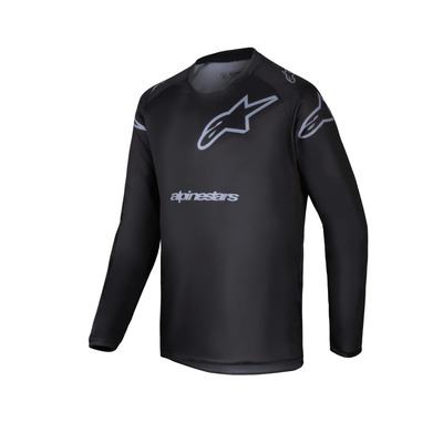 Alpinestars 2025 Youth Racer Graphite Jersey - Black/Grey