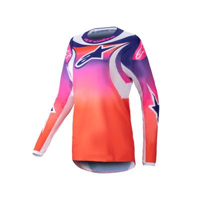 Alpinestars 2025 Womens Fluid Wurx Jersey  - Multi-Colour/White