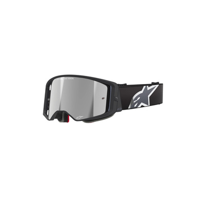 Alpinestars Supertech Corp Goggle - Mirror Silver Lens - Black/Grey - OS