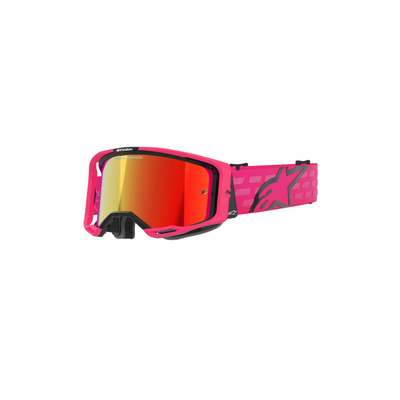 Alpinestars Vision 8 Corp Goggle - Mirror Red Lens - Pink - OS