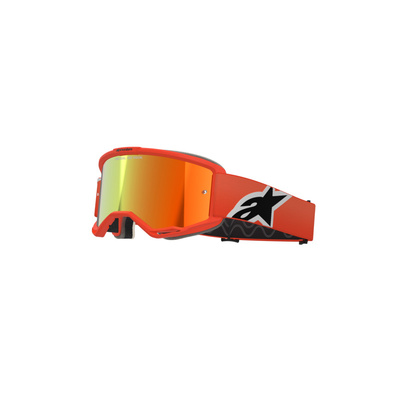 Alpinestars Vision 5 Corp Goggle - Mirror Red Lens - Orange - OS