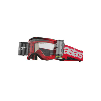 Alpinestars Vision 5 Blaze Goggle - Red/Clear Roll Off Lens