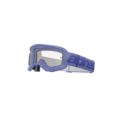 Alpinestars Vision 5 Wordmark Goggle - Purple/Clear Lens