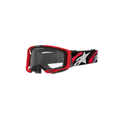 Alpinestars Vision 8 Luar Goggle - Red/Black/Clear Lens