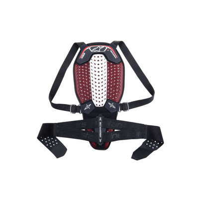 Alpinestars Nucleon Plasma Back Protector - Black/White/Red