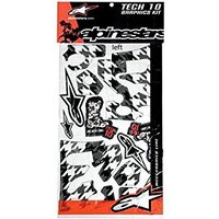 Alpinestars T10 Decal Kit - Black/Grey - S/M