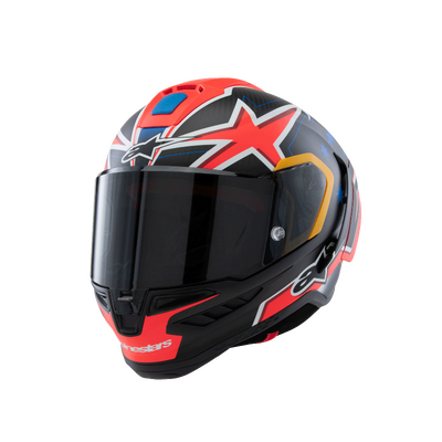 Alpinestars SR10 Miller LE Matte Helmet - Carbon/Red