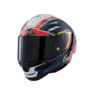 Alpinestars SR10 Acosta LE Matte Helmet - Blue/Red/White