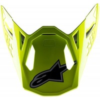 Alpinestars SM8 Factory Visor - Black/Fluro Yellow/Blue - OS