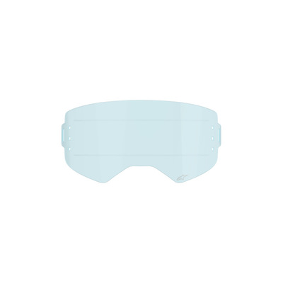 Alpinestars Supertech Roll Off Lens - Clear Blue