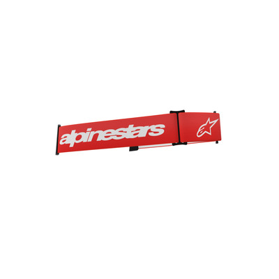 Alpinestars Supertech / Vision 8Goggle Strap - Red White